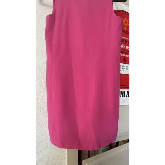 Look Sweet In This Vince 100% Silk Shift Dress in Hot Candy Pink Size 4 - Picture 5 of 10